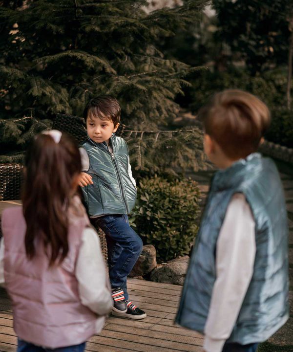 پافر پسرانه کوتاه با آستر تدی