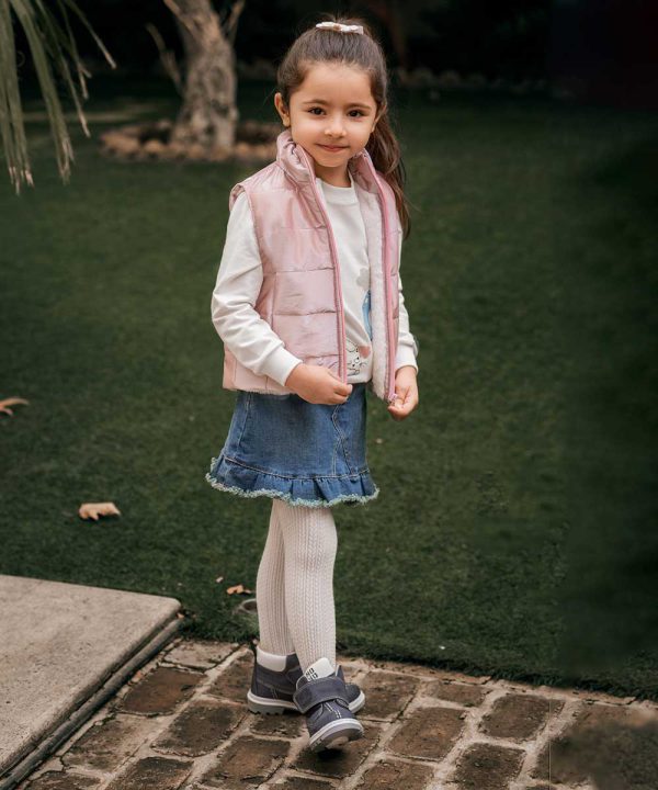 پافر دخترانه کوتاه با آستر تدی