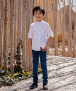 شومیز قایق استین بلند پسرانه پوشاک ملورینا