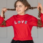 love بلوز پورتو چاپ پوشاک ملورینا