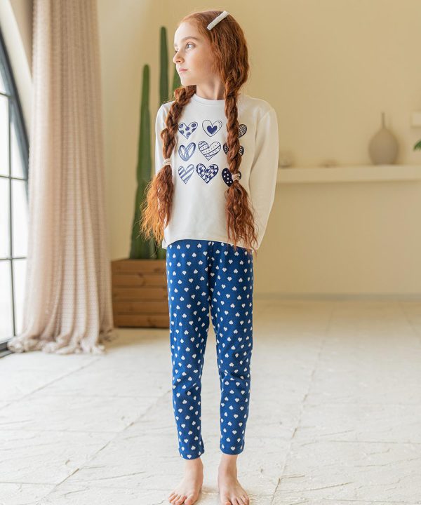 ست بلوز شلوار قلبی - پوشاک ملورینا