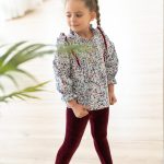 بلوز گیلاسی چین دار