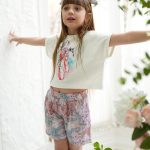 کراپ باله و شلوارک گلدار - پوشاک ملورینا