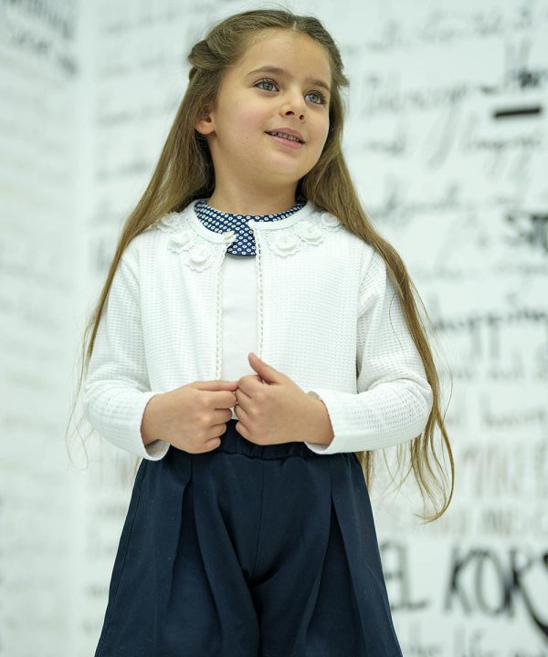 تاپ فانریپ یقه گلدار پوشاک ملورینا