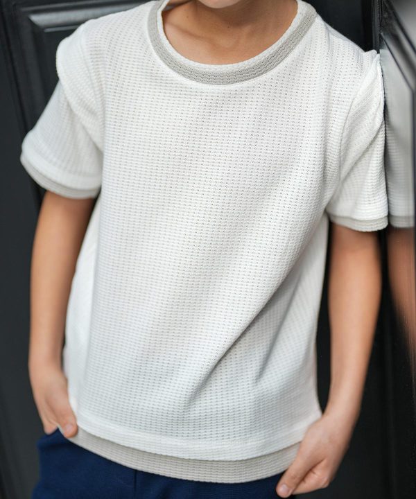 تیشرت بافت برشدار - پوشاک ملورینا