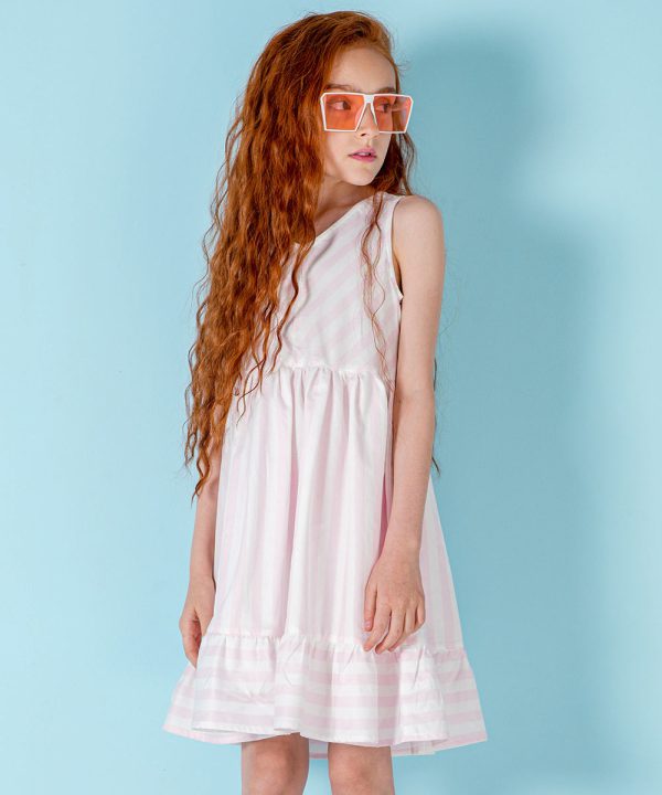 پیراهن راه راه برشدار - پوشاک ملورینا