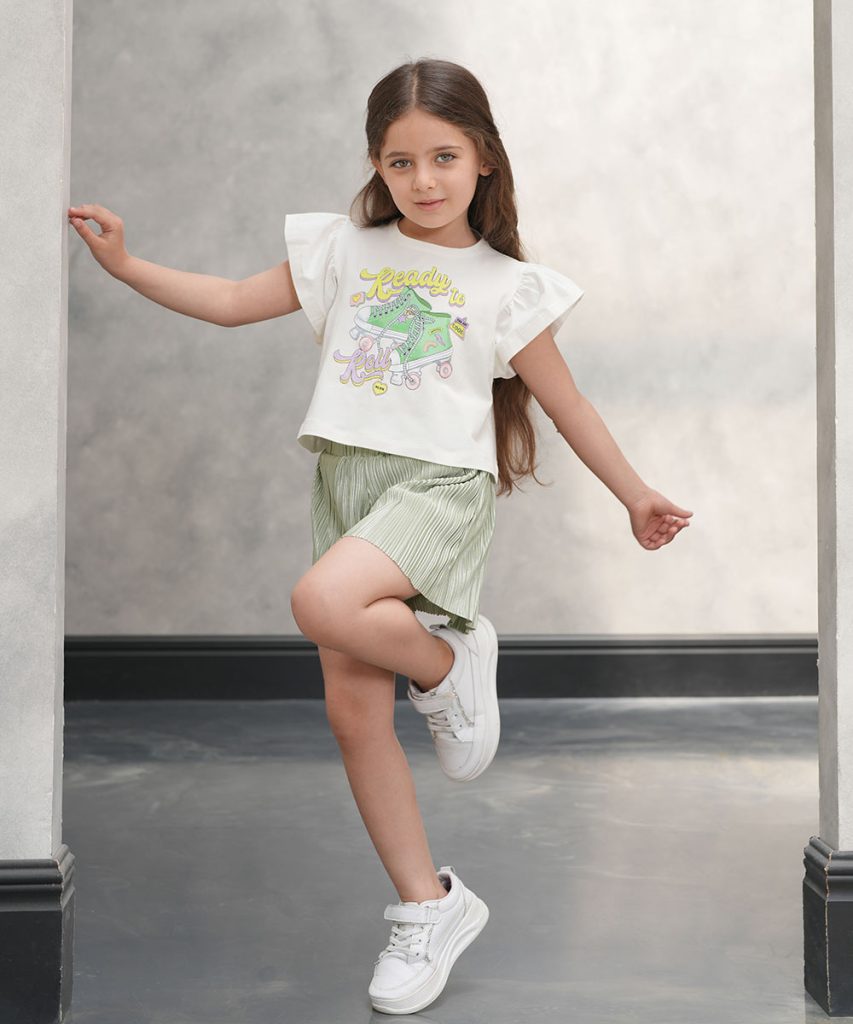 ست تیشرت و شلوارک طرح اسکیت - پوشاک ملورینا