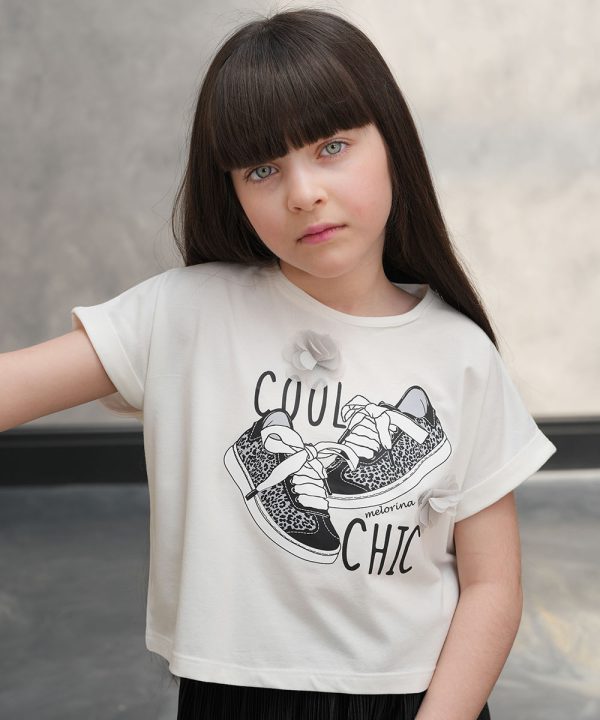 تیشرت کراپ چاپ vans - پوشاک ملورینا