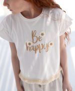 تیشرت be happy - پوشاک ملورینا