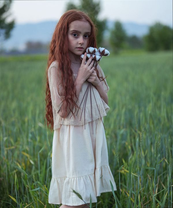 پیراهن بندی لینن - پوشاک ملورینا