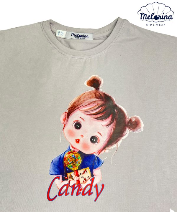 تیشرت آستین افتاده چیندار - پوشاک ملورینا