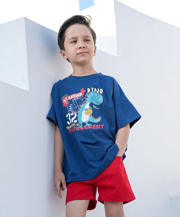 تیشرت چاپ دایناسور - پوشاک ملورینا