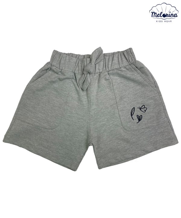 شلوارک پورتو گلدوزی دار - پوشاک ملورینا