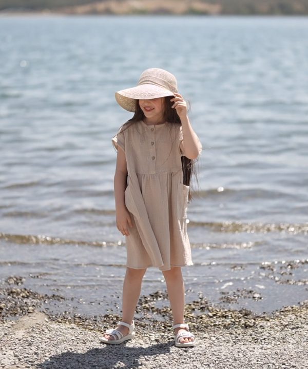 پیراهن موسلین خامه دوزی - پوشاک ملورینا