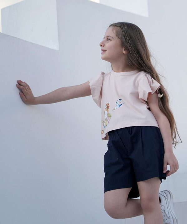 شلوارک پیلی دار - پوشاک ملورینا