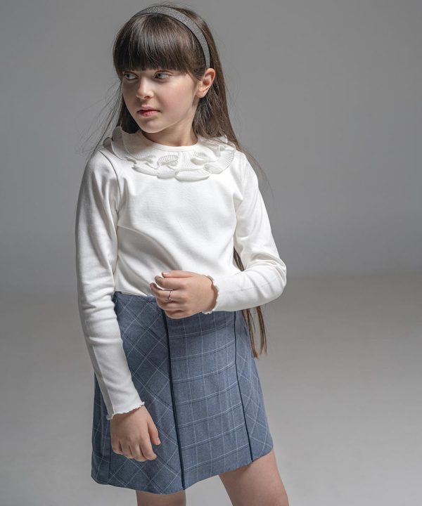 بلوز فانریپ یقه تور - پوشاک ملورینا