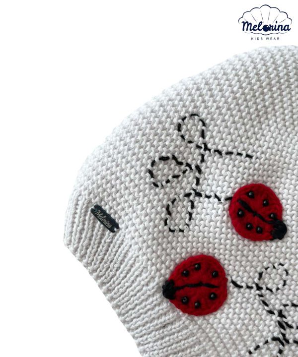 ست کلاه و شال گردن طرح کفشدوزک - پوشاک ملورینا