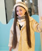 کلاه و شال گردن بافتنی تک رینگ - پوشاک ملورینا