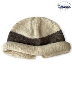 کلاه و شال گردن بافتنی تک رینگ - پوشاک ملورینا