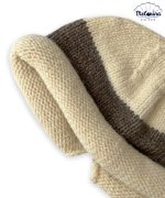 کلاه و شال گردن بافتنی تک رینگ - پوشاک ملورینا