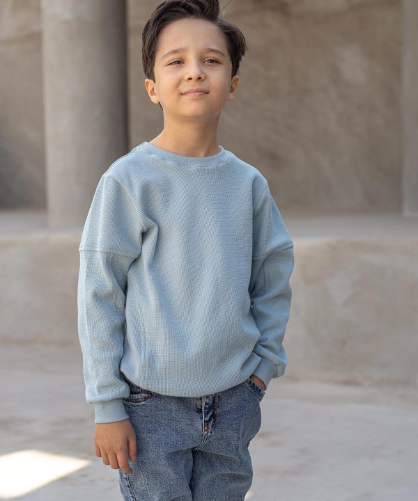 بلوز بیسکوئیتی پسرانه - پوشاک ملورینا