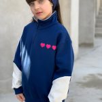 هودی و شلوار گلدوزی سه قلب - پوشاک ملورینا
