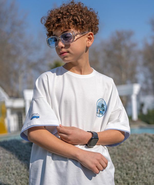 تیشرت چاپ ساحلی - پوشاک ملورینا