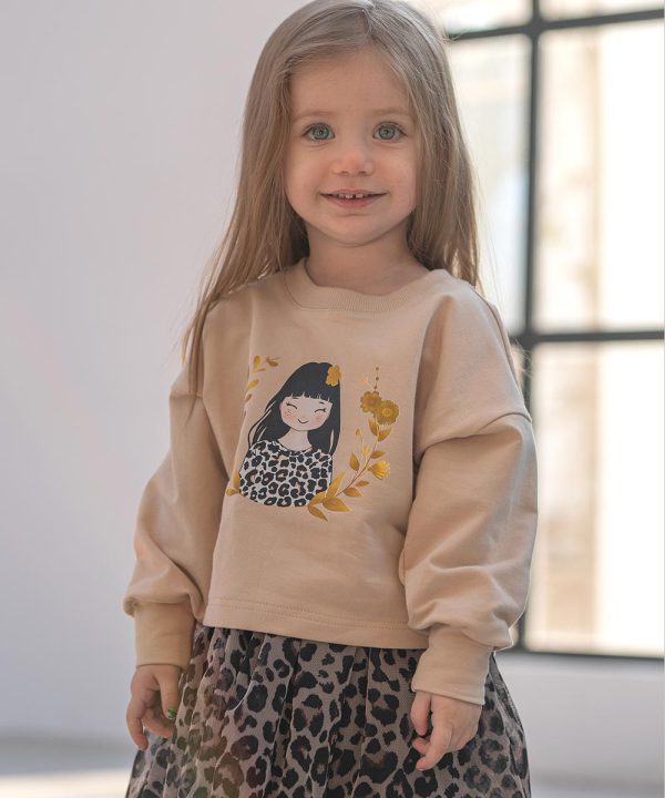 بلوز پورتو چاپ پلنگی - پوشاک ملورینا