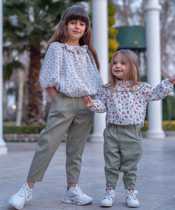 بلوز موسلین رز صورتی - پوشاک ملورینا