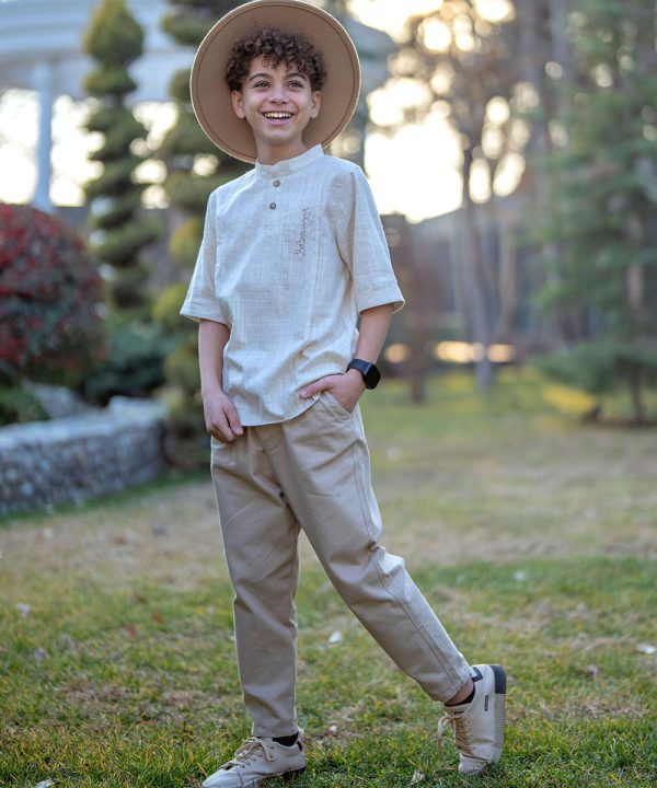 بلوز لینن اسلب believe - پوشاک ملورینا