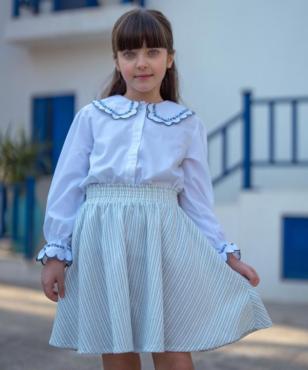 دامن بافت حصیری - پوشاک ملورینا