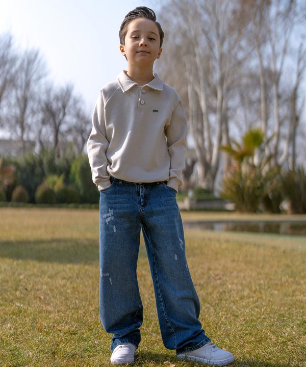 بلوز رگلان یقه دار - پوشاک ملورینا