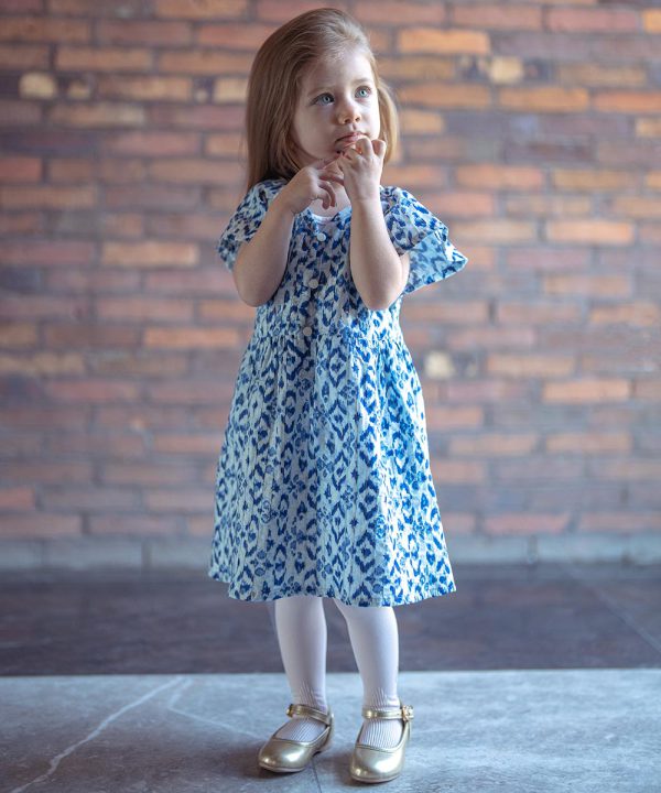 پیراهن دخترانه طرح هندی - پوشاک ملورینا