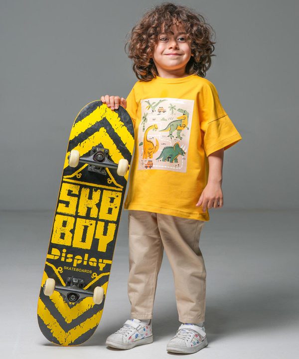 تیشرت پسرانه چاپ راز جنگل - پوشاک ملورینا