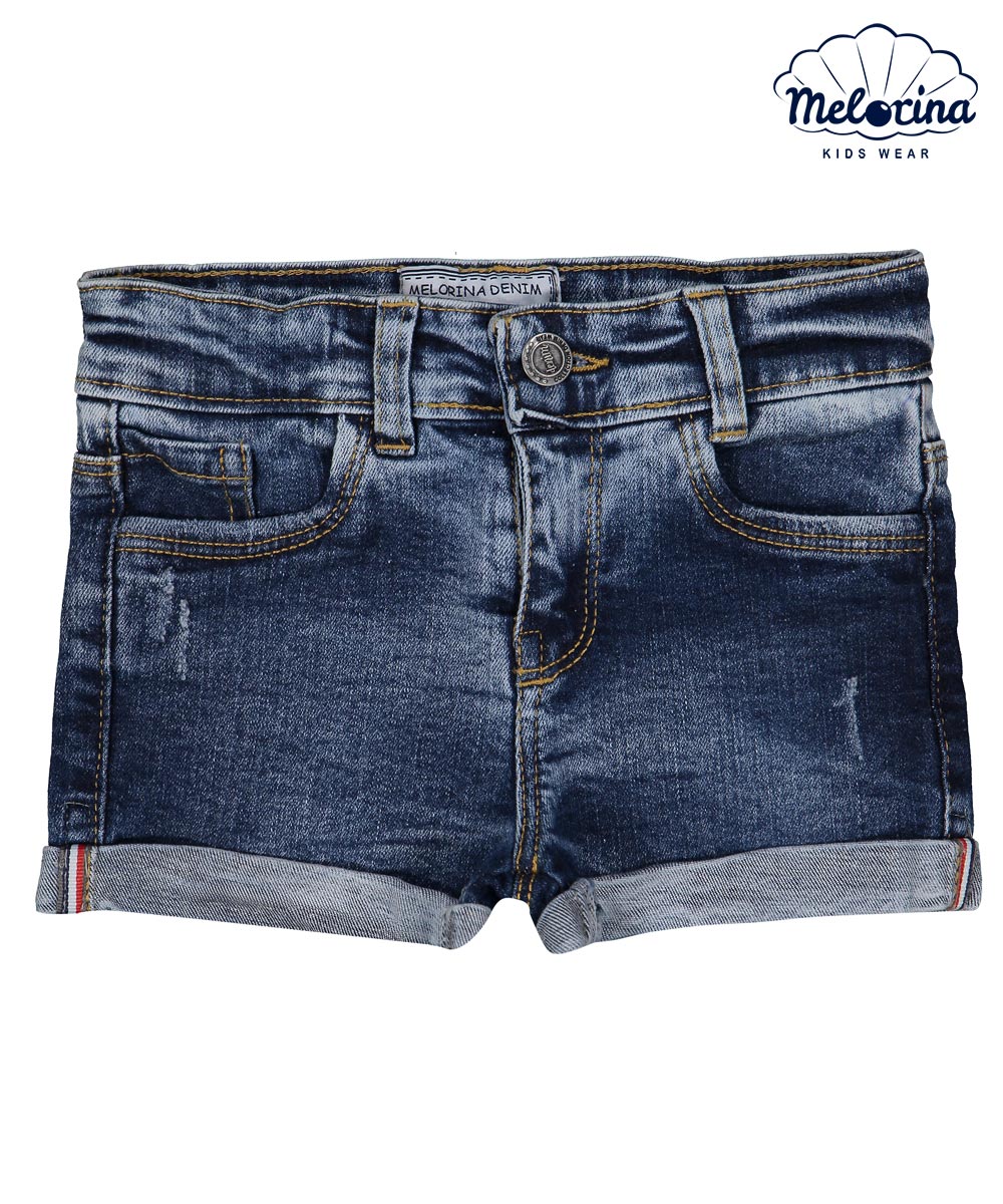 Blue-denim-shorts_3 شورت جین آبی - پوشاک ملورینا