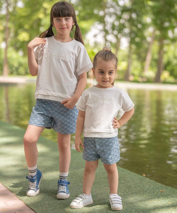 شورت جین پاپیونی - پوشاک ملورینا