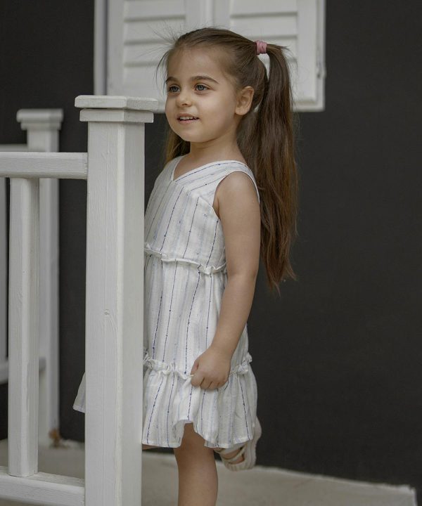 پیراهن راه راه پولکی - پوشاک ملورینا