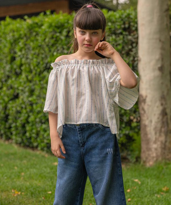 تاپ لینن راه راه - پوشاک ملورینا