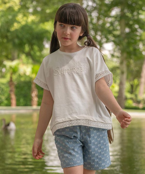 تیشرت دخترانه summer - پوشاک ملورینا