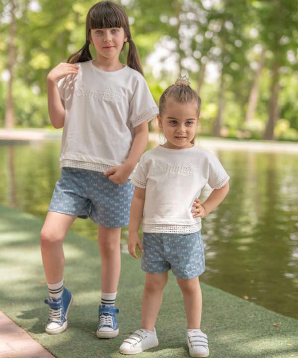 تیشرت دخترانه summer - پوشاک ملورینا