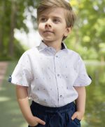 شومیز پسرانه لنگر - پوشاک ملورینا