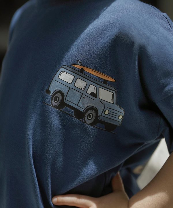 تیشرت پسرانه چاپ پسر اسکیت باز - پوشاک ملورینا