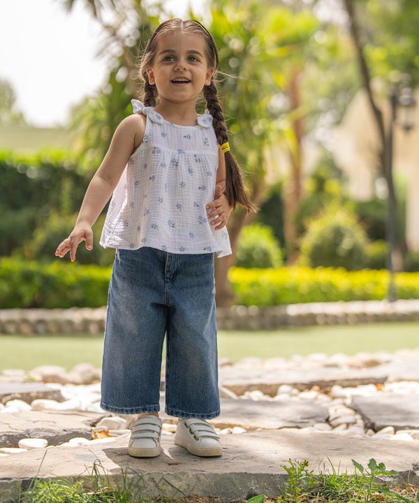 تاپ بند پاپیونی بابونه - پوشاک ملورینا