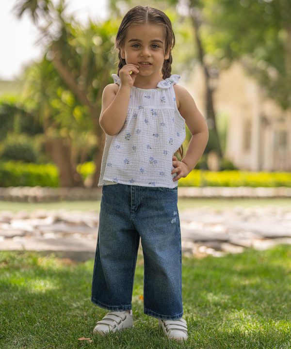 تاپ بند پاپیونی بابونه - پوشاک ملورینا