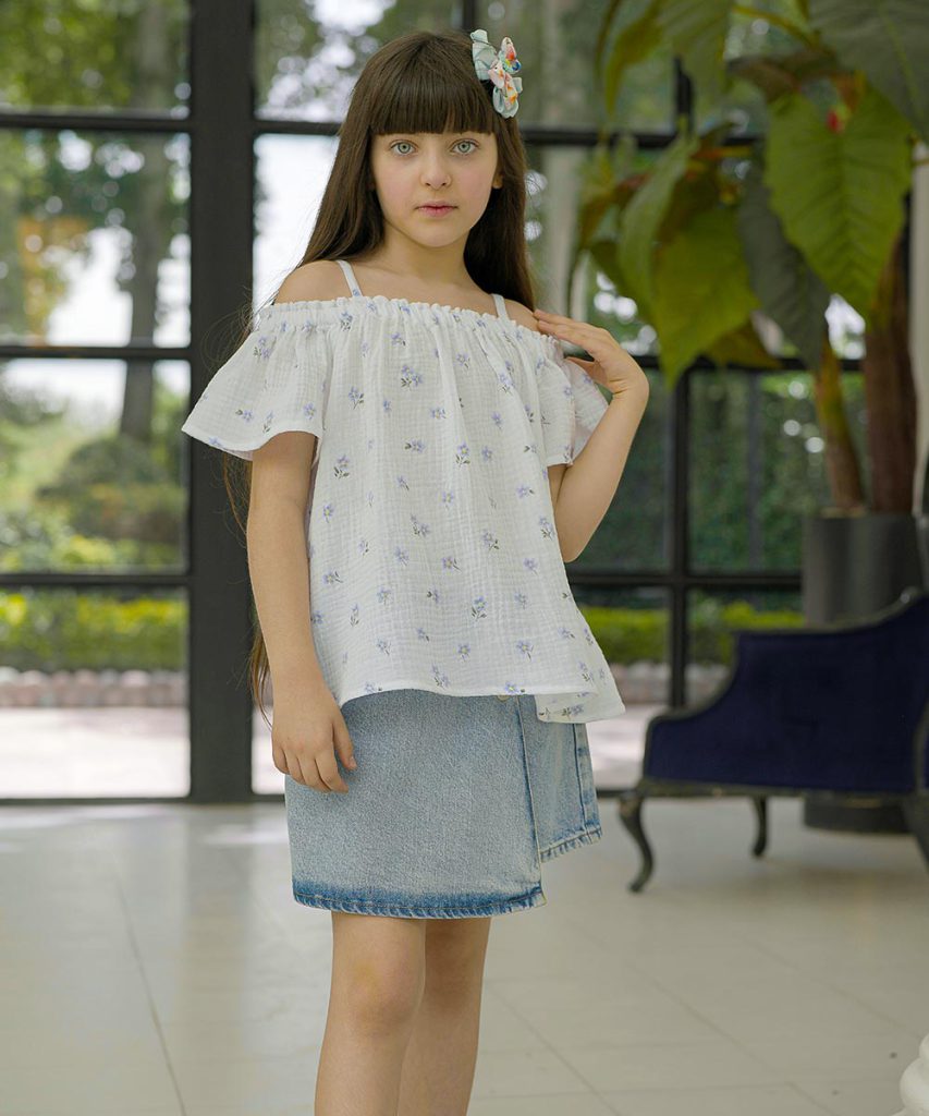 تاپ چیندار بابونه - پوشاک ملورینا