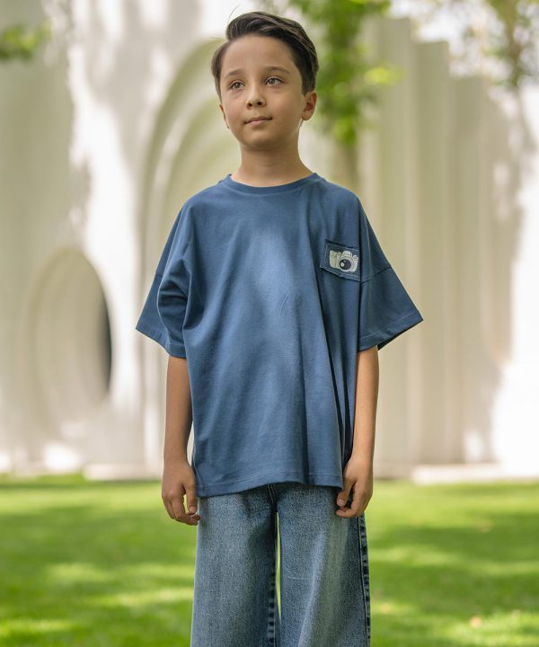 تیشرت چاپ عینک و ساحل - پوشاک ملورینا