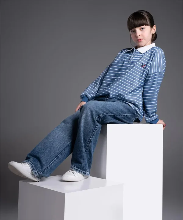 بلوز دخترانه راه راه - پوشاک ملورینا