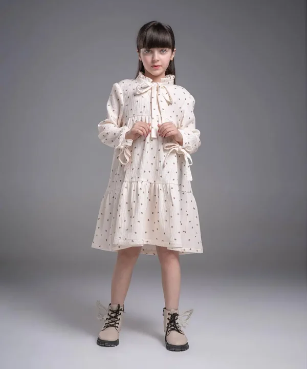 پیراهن موسلین قلبی - پوشاک ملورینا