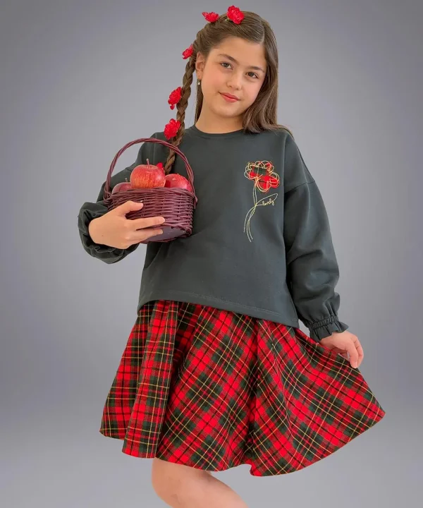 ست بلوز و دامن نارین - پوشاک ملورینا