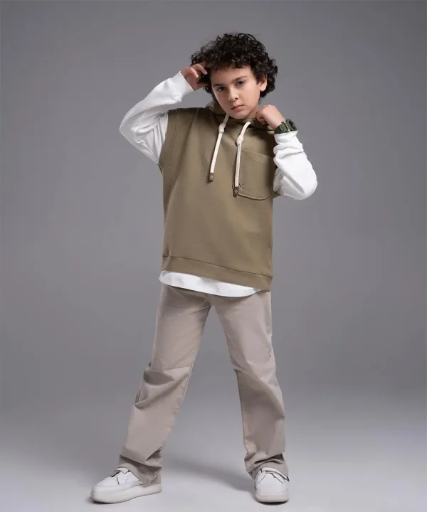 شلوار نیم بگ کتان - پوشاک ملورینا